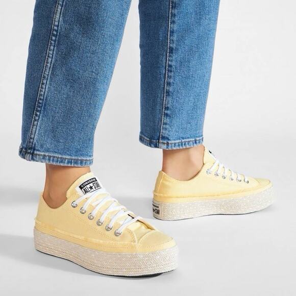 Converse Shoes - CONVERSE CHUCK TAYLOR ALL STAR ESPADRILLE (Yellow) Women’s Size 9